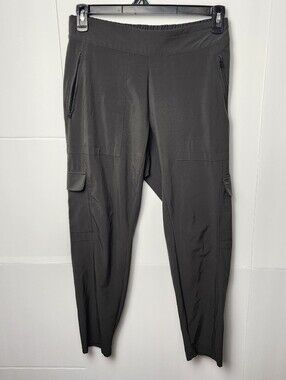 Athleta Chelsea Cargo Pants 10 Green Travel Athletic Athleisure Utility